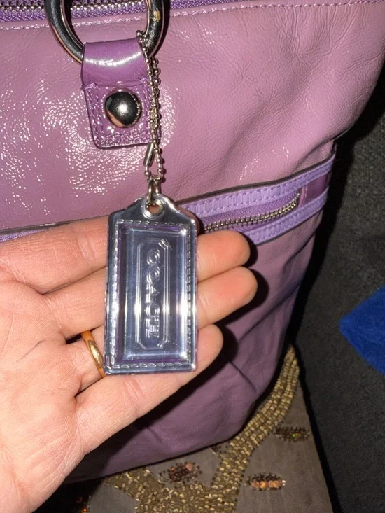 COACH POPPY Purple Women’s Tote Bag - Designer Style - Picture 4 of 17